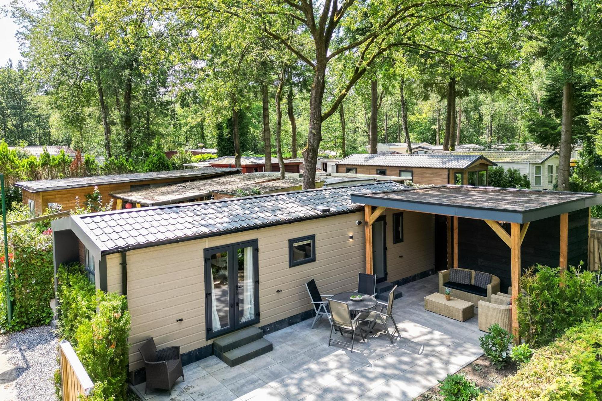 Veluwe Hoenderloo Luxury Chalet With Private Sauna And Hot Tub - Swimming Pool Tennis Court Supermarket Bowling Alley Theatre And Entertainment For Children Exterior photo